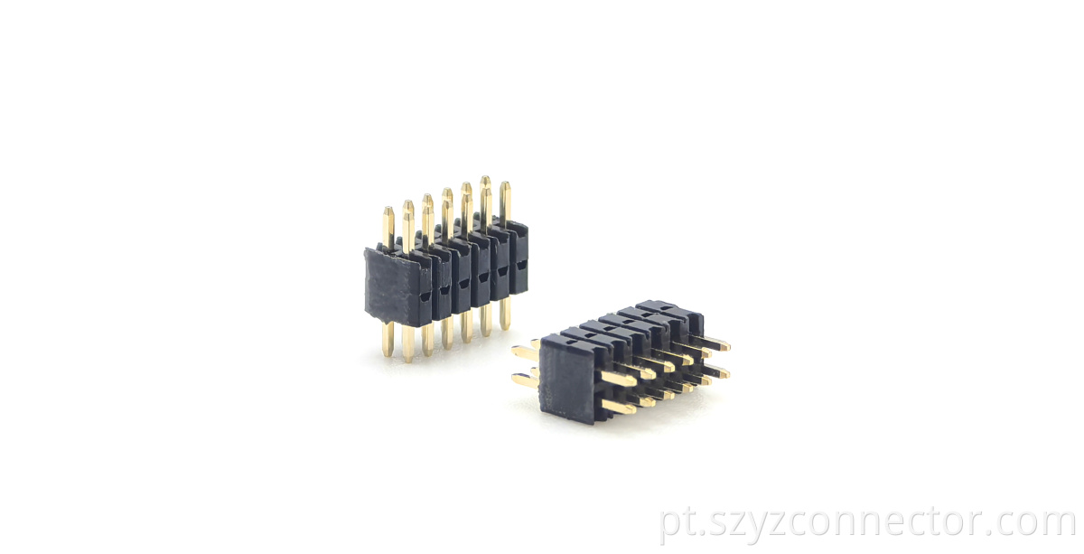 1.27mm pin header pa6t material